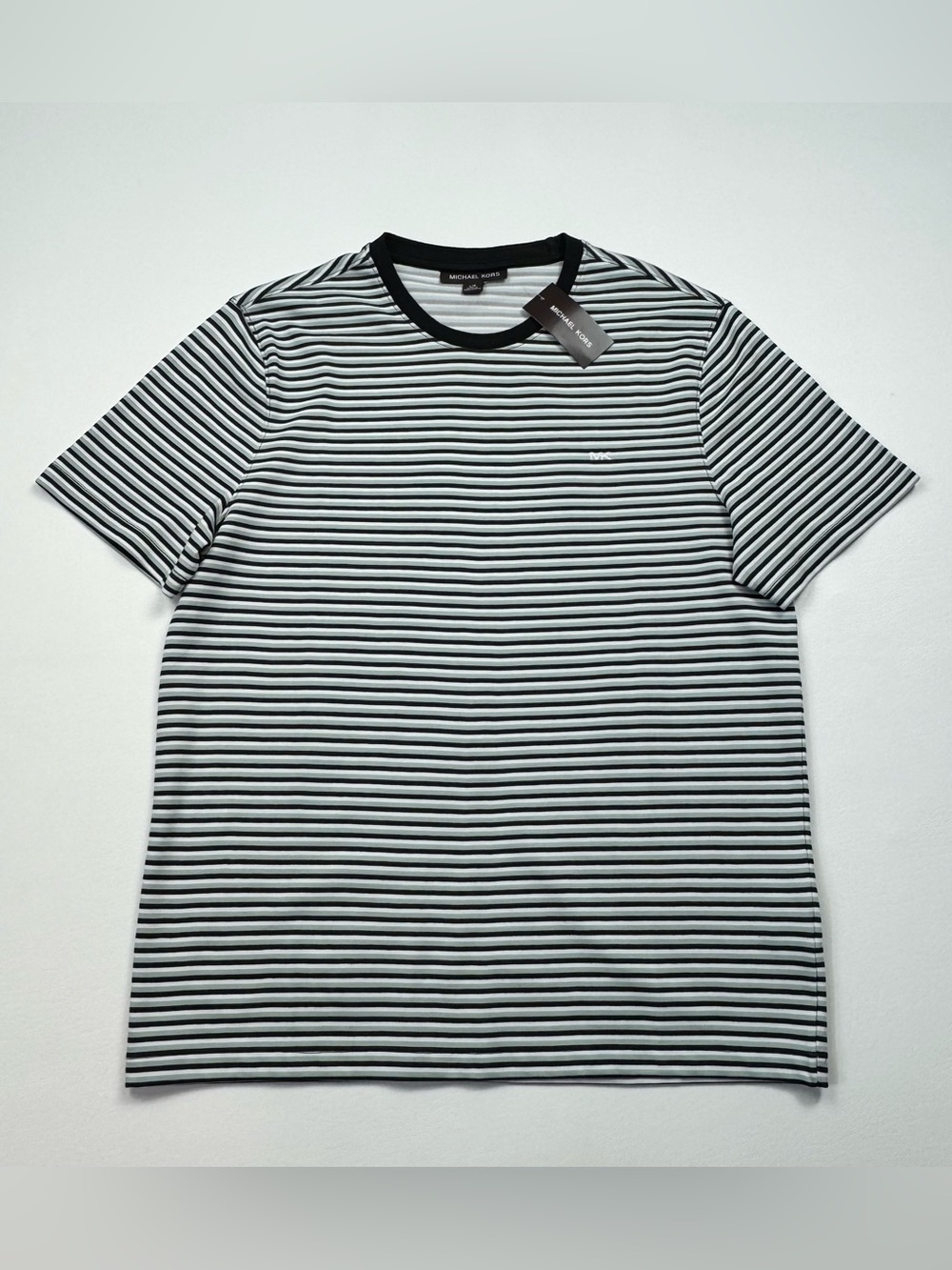 NEW! Men’s Michael Kors Short Sleeve Striped T-Shirt Size Large W/Tags